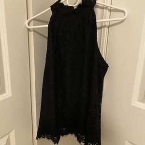 NWOT J. Crew tie neck lace blouse S